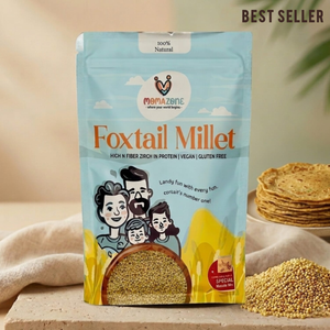 Momazone Premium Foxtail Millet – Clean, Natural & Nutritious(with MAGIC Masala Sachet)