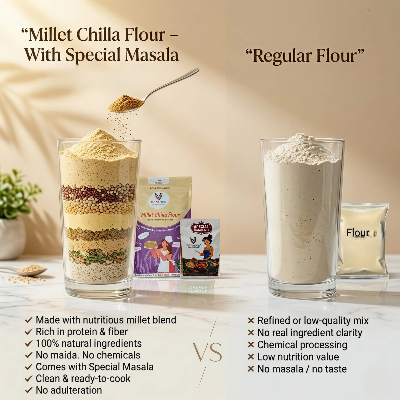 Multi Millet Mix Chilla Flour