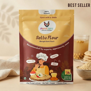 Momazone Organic Sattu Flour: (with SPECIAL MASALA SACHET)