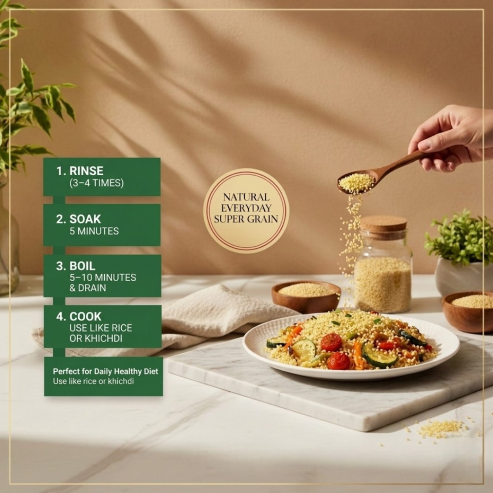 Momazone Natural Proso Millet – Simple Grain, Pure Nutrition