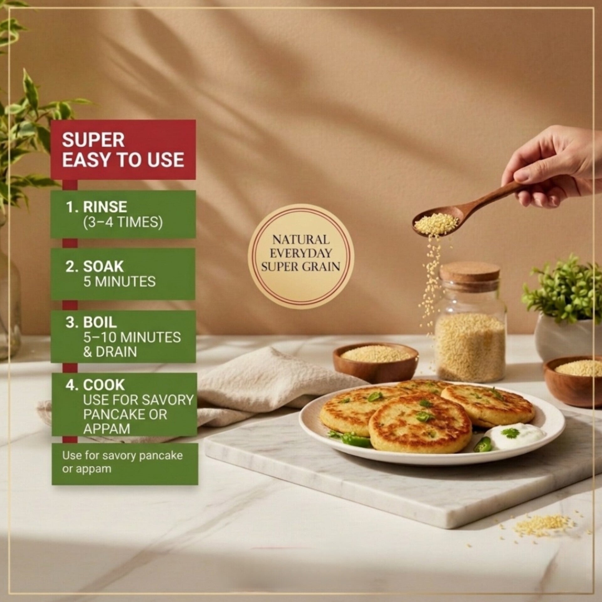 Momazone Premium Kodo Millet – Clean, Natural & Nutritious